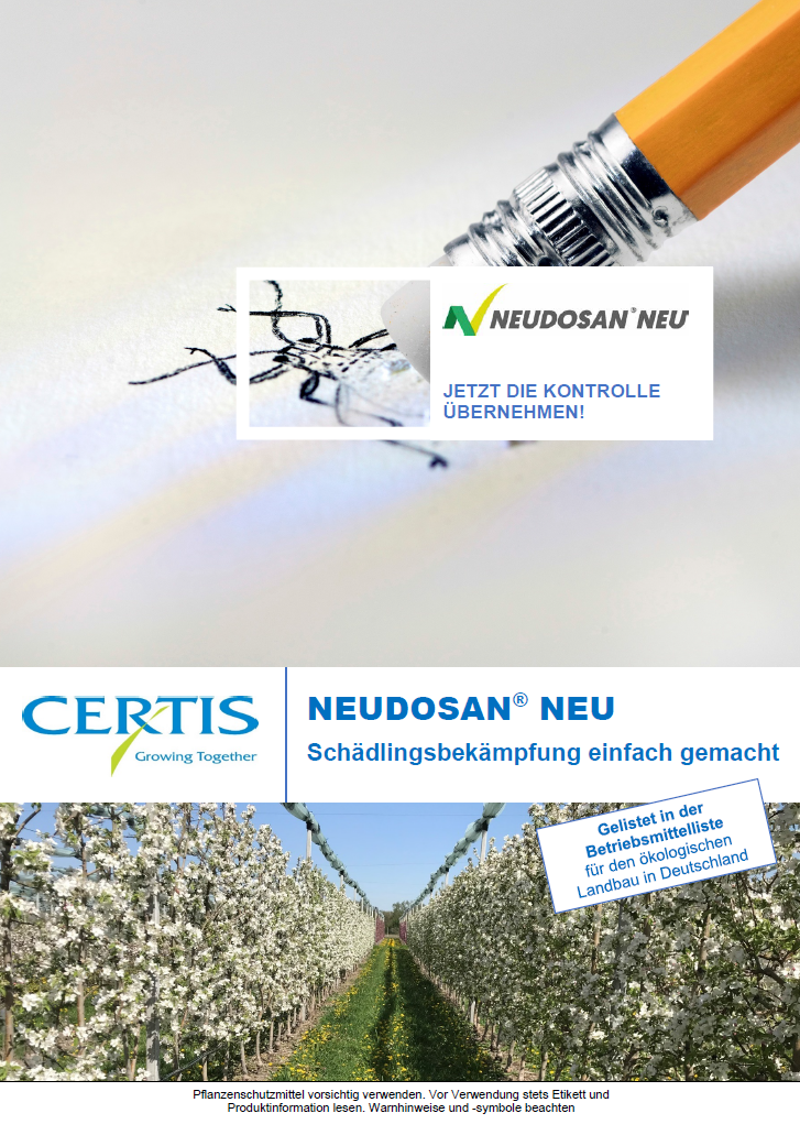 Neudosan Neu - Akarizid/Insektizid im Kern- & Steinobst